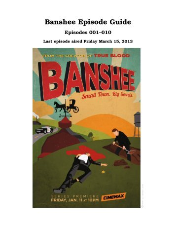 Banshee Episode Guide - inaf iasf bologna