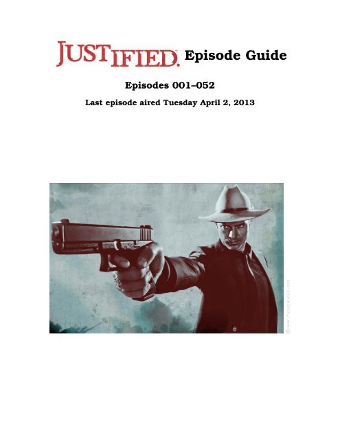 Justified Episode Guide - inaf iasf bologna