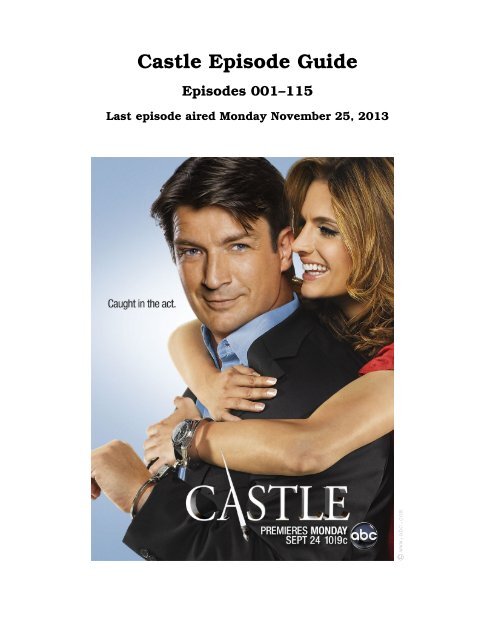 Castle Episode Guide - inaf iasf bologna