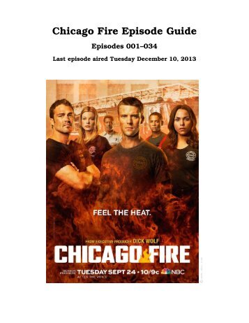 Chicago Fire Episode Guide - inaf iasf bologna