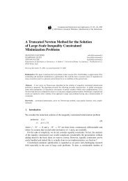 A Truncated Newton Method for the Solution of Large-Scale ...