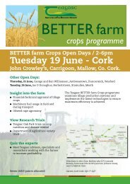 BeTTer farm Crops Open Days / 2-6pm - iasis.ie