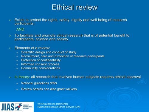 Scientific Integrity and Ethical Issues in Publishing - International ...