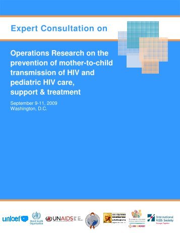 Expert Consultation on - Elizabeth Glaser Pediatric AIDS Foundation