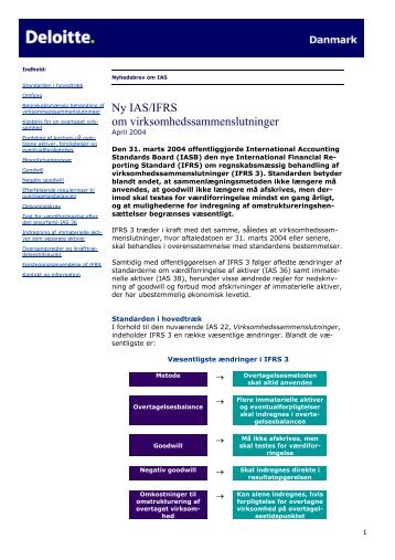 Internt nyhedsbrev - IAS Plus