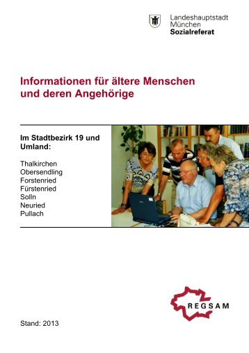 Informationen fÃ¼r Ã¤ltere Menschen und deren AngehÃ¶rige - REGSAM