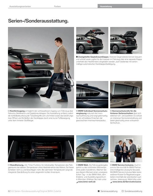 5er Gran Turismo Katalog - BMW Deutschland