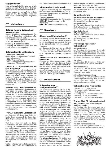 AMTS- UND MITTEILUNGSBLATT - Leidersbach