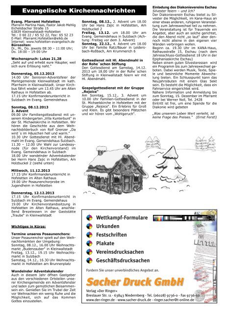 AMTS- UND MITTEILUNGSBLATT - Leidersbach