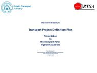 Transport Project Definition Plan - Engineers Australia