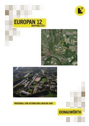 Bericht der lokalen Jury - EUROPAN Deutschland