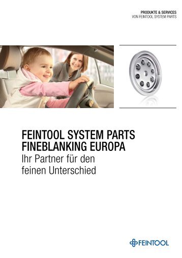 Feintool System Parts Fineblanking Europa BroschÃ¼re
