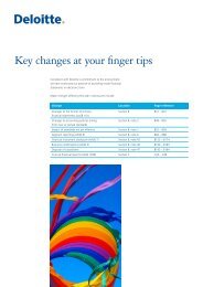 Key changes at your finger tips - IAS Plus