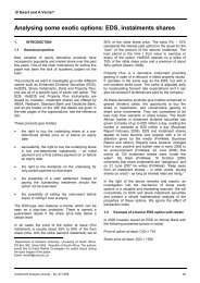 Analysing some exotic options - Investment Analysts Journal