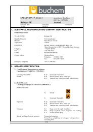 Safety Data Sheet - Buchem Chemie + Technik Gmbh und Co. KG