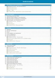 Inhaltsverzeichnis - Bildungsverlag Lemberger