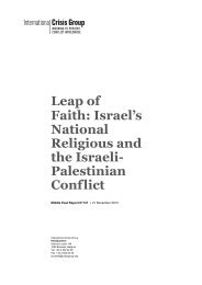 Leap of Faith: Israel's National Religious and the Israeli ... - ReliefWeb