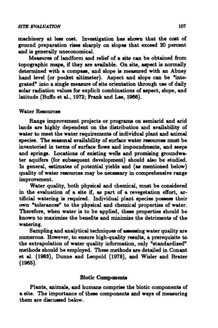 TheImprovement ofTropical and Subtropical Rangelands