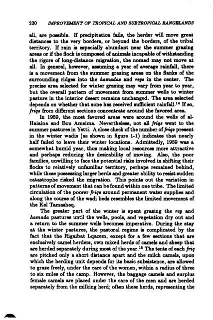 TheImprovement ofTropical and Subtropical Rangelands