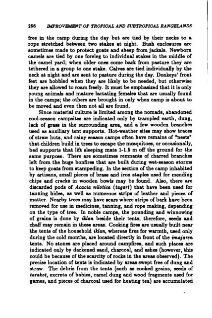 TheImprovement ofTropical and Subtropical Rangelands