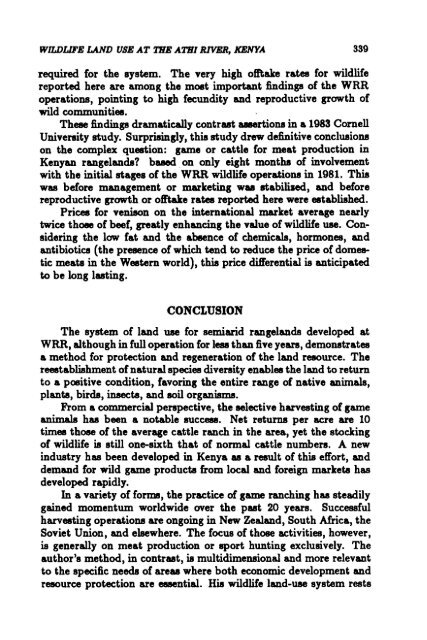 TheImprovement ofTropical and Subtropical Rangelands