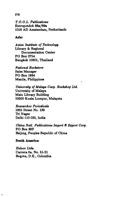 TheImprovement ofTropical and Subtropical Rangelands