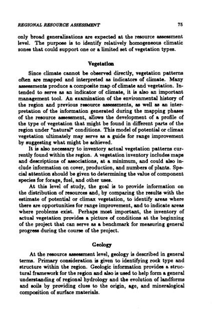 TheImprovement ofTropical and Subtropical Rangelands