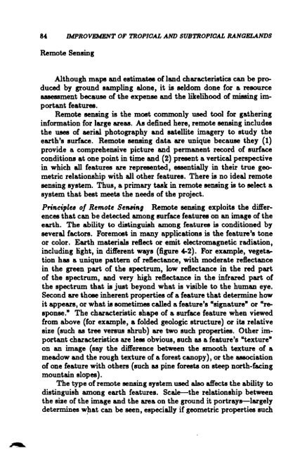 TheImprovement ofTropical and Subtropical Rangelands