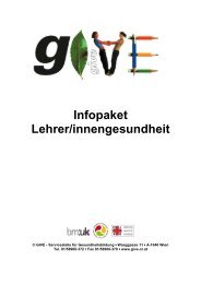 Infopaket Lehrer/innengesundheit - Bildungsserver Burgenland