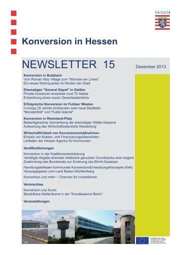 NEWSLETTER 15 - HA Hessen Agentur GmbH