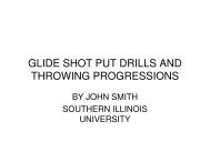 glide shot put drills and throwing progressions - iatccc