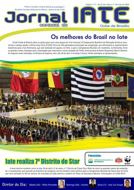 Inscrições abertas para vários torneios – Iate Clube de Brasilia