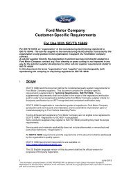 Ford Process Capability Sheet.pdf Ford Motor Company Customer Specifics for PPAP 4th Edition - IATF