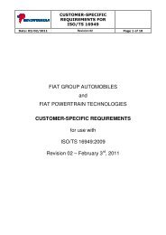 FIAT GROUP AUTOMOBILES and FIAT POWERTRAIN ... - IATF