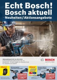 Bosch Aktion 01.01.2014 - 31.04.2014