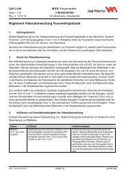 Reglement VideoÃ¼berwachung FeuerwehrgebÃ¤ude 2013(PDF, 4.2 ...