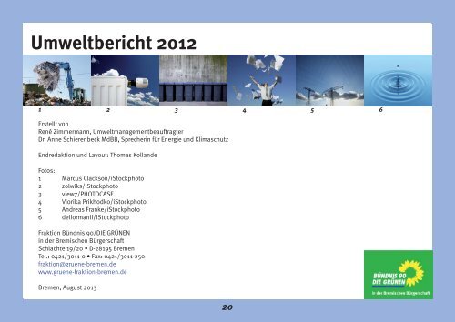 Umweltbericht 2012 der GrÃ¼nen-BÃ¼rgerschaftsfraktion (PDF, 900 KB)