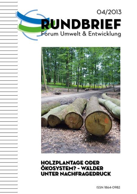 Download des Rundbriefs als PDF - Forum Umwelt und Entwicklung