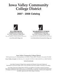 2007-2008 Catalog - Iowa Valley Community College District