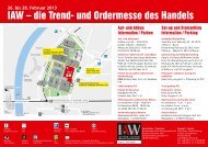 IAW â die Trend- und Ordermesse des Handels - IAW Messe