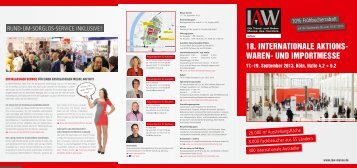 Aussteller Infos (DE) - IAW Messe