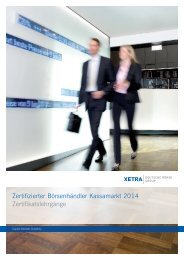 Zertifizierter BÃ¶rsenhÃ¤ndler Kassamarkt 2014 - Deutsche BÃ¶rse AG