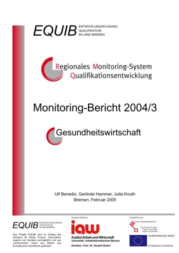 Monitoring-Bericht 2004/3 - am Institut Arbeit und Wirtschaft ...