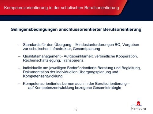 Kompetenzorientierung in der schulischen Berufsorientierung