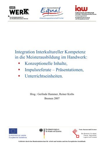 Integration Interkultureller Kompetenz in die Meisterausbildung im ...