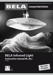 BELA Infrared Light - BELA-Lampenfabrikation