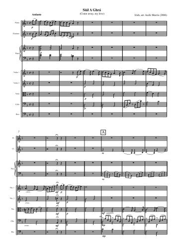 SiÃºl a GhrÃ¡ - score (concert pitch).mus