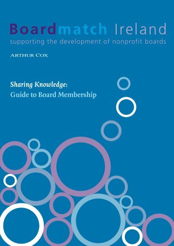 Guide to Board Membership - Boardmatch Ireland