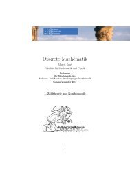 Diskrete Mathematik - Institut für Algebra, Zahlentheorie und ...