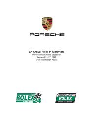 Event Information Packet - Porsche